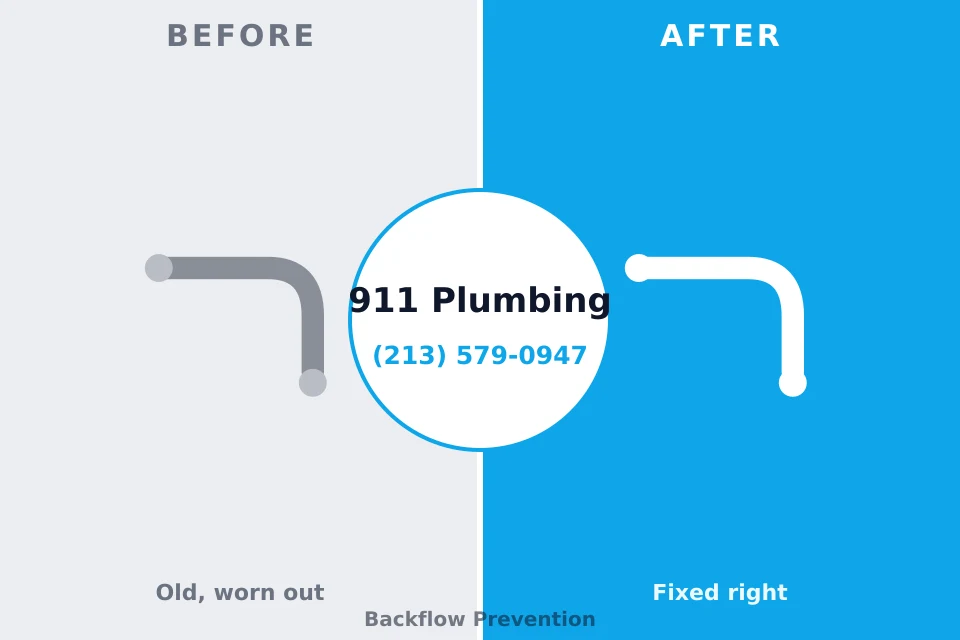 Before and after: plumbing company McGregor, FL